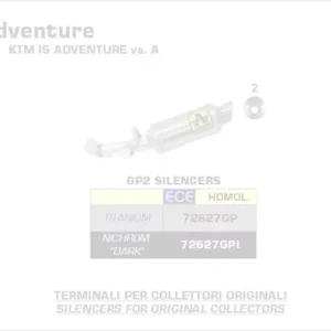 Markenprodukt Arrow Works Endschalldämpfer Aluminium Schwarz passend für KTM 390 Adventure