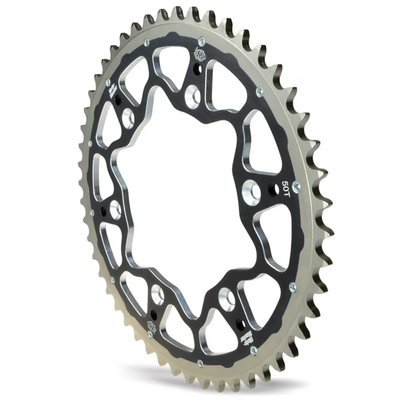 Schnäppchen Fusion Kettenrad 45 46 47 48 49 50 51 52 Zähne schwarz Moto-Master passend für Kawasaki KDX / KLX /