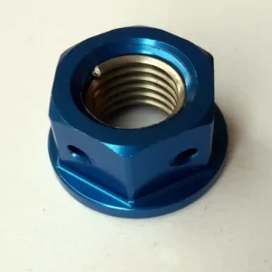 Mutter Kettenrad M10x1.25 blau rot schwarz titan Alu Preisknaller