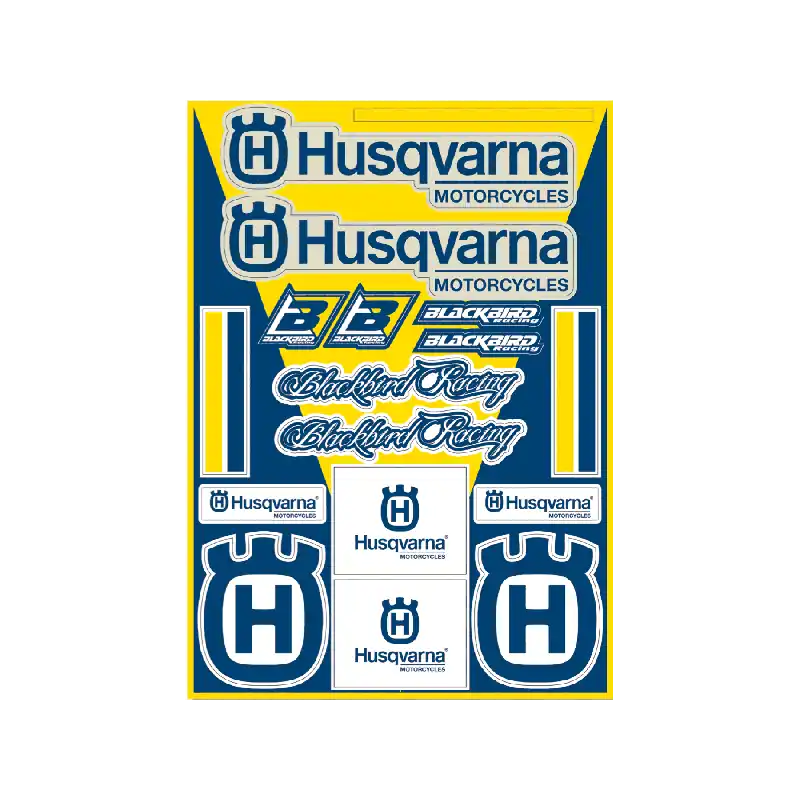 Universal-Aufkleber Set 5602 von BlackBird Racing passend für Husqvarna alle Modelle Aktuell