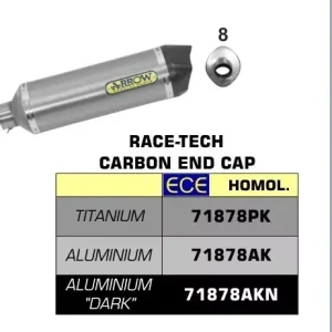 Jetzt Kaufen Arrow Race-Tech Endschalldämpfer passend für Benelli TRK 502