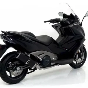 GIANNELLI IPERSPORT Sportauspuff aus Aluminium schwarz passend für KYMCO AK 550 Must-Have