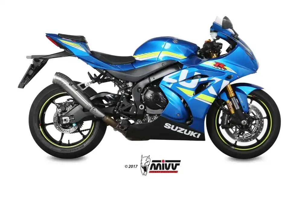 Sonderaktion MIVV Ghibli Edelstahl Endschalldämpfer passend für Suzuki GSX-R 1000 (2017–)