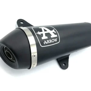 ARROW DARK URBAN - Endschalldämpfer passend für Piaggio Vespa GTS300 (Typ MA3C) / HPE; Baujahre: ab Solange Der Vorrat Reicht