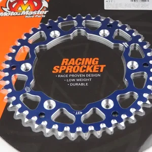 Preisreduziert Moto-Master Kettenrad Aluminium 40 bis 53 Zähne (520) rot blau schwarz passend für Honda XL500 / XLl