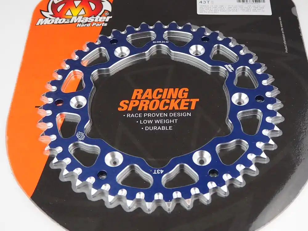 Preisreduziert Moto-Master Kettenrad Aluminium 40 bis 53 Zähne (520) rot blau schwarz passend für Honda XL500 / XLl