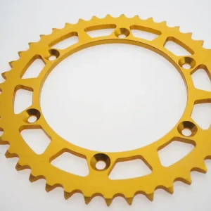 Meistverkauft Kettenrad Aluminium 43 Zähne gold - (520) CNC Husqvarna TE 610 510 Suzuki DR 350 Beta 250RR