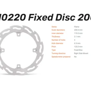 Moto-Master Bremsscheibe Flame hinten passend für KTM SX 85 / 105 - 110220 Solange Der Vorrat Reicht