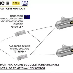 Arrow Race Tech Aluminium Endschalldämpfer passend für KTM 690 SMC R, Enduro R & GAS GAS ES 700 Must-Have