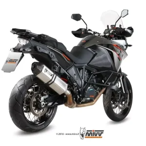 Sichere Zahlung MIVV Speed Edge Edelstahl Endschalldämpfer passend für KTM Adventure