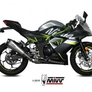 Geprüft MIVV Delta Race Edelstahl Endschalldämpfer passend für Kawasaki Ninja 125 / Z 125 (19–23)