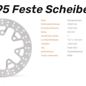 Moto-Master Bremsscheibe Halo-Serie passend für Harley Davidson - 110795 Preis Gesenkt