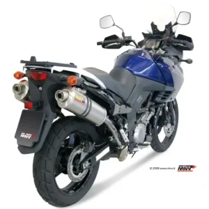 Nur Heute MIVV Oval Carbon Endschalldämpfer passend für Suzuki DL V-Strom 1000 (2002–2009)