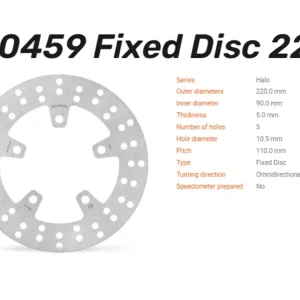 Moto-Master Bremsscheibe Halo hinten passend für Suzuki - 110459 Preisreduziert