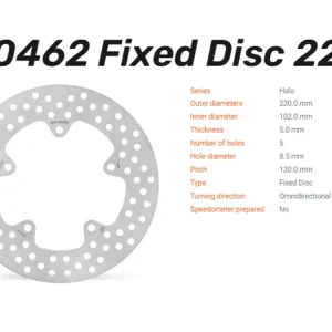 Preisknaller Moto-Master Bremsscheibe Halo hinten passend für Aprilia - 110462