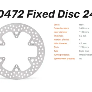 Billig Moto-Master Bremsscheibe Halo hinten passend für KTM 690 / 950 - 110472