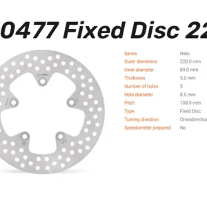 Sale Moto-Master Bremsscheibe Halo hinten passend für KTM RC8 / RC8 R 1190 / Track - 110477