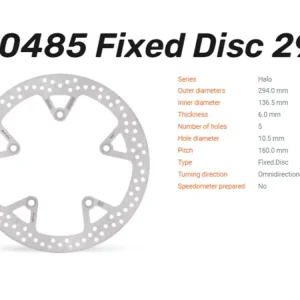 Moto-Master Bremsscheibe Halo hinten passend für BMW K 1200 / 1300 GT - 110485 Sonderaktion