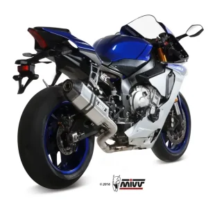 Kracherpreis MIVV DELTA RACE Edelstahl Auspuff passend für Yamaha YZF 1000 R1 15-22