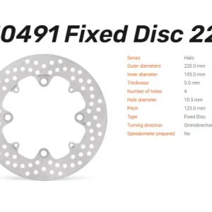 Kracherpreis Moto-Master Bremsscheibe Halo hinten passend für Honda CBR 600 RR - 110491