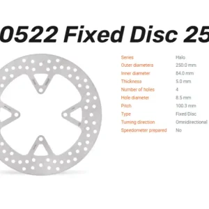 Kostenloser Rückversand Moto-Master Bremsscheibe Halo hinten passend für Suzuki GS 400 / 500 / GSX 600 / 750 - 110522