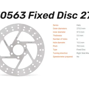 Moto-Master Bremsscheibe Halo hinten passend für Suzuki VS 1400 Intruder - 110563 Garantierte Lieferung