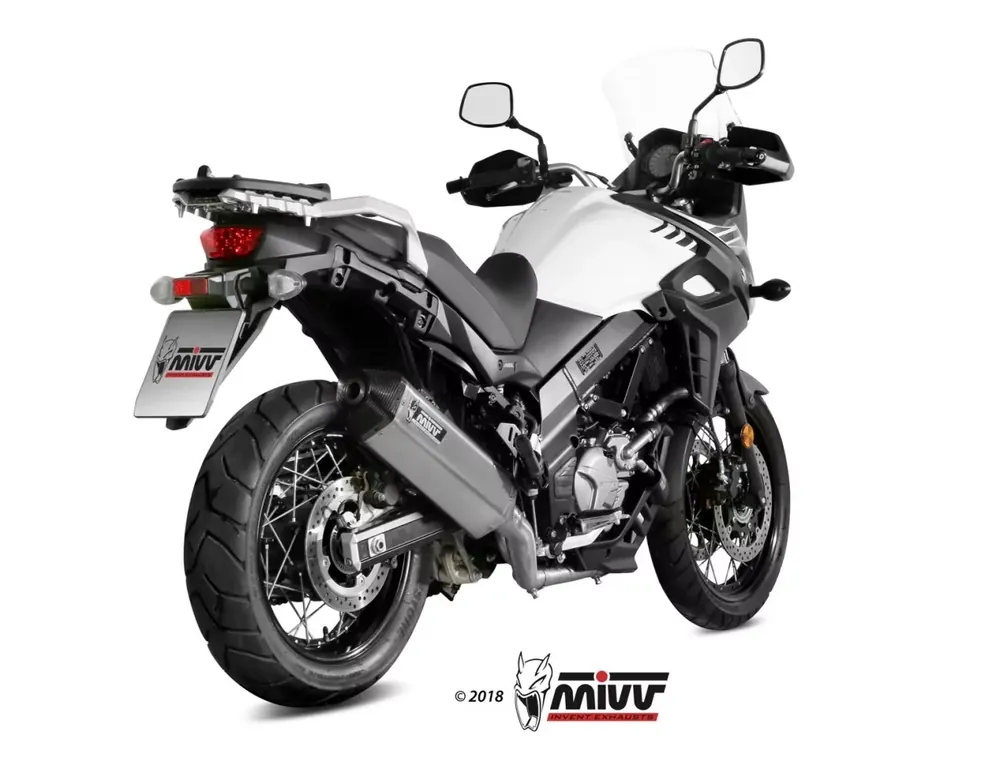MIVV Speed Edge Endschalldämpfer Edelstahl passend für Suzuki DL V-Strom 650 (2017–2023) Online Kaufen