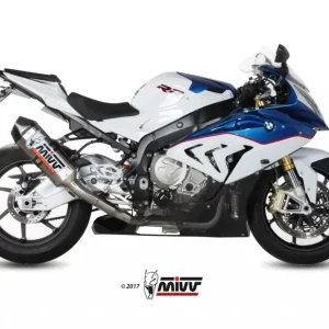 MIVV SPEED EDGE Edelstahl Endschalldämpfer passend für BMW S 1000 RR 15-16 Geprüft