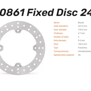 Gratis Versand Moto-Master Bremsscheibe Round Disc hinten passend für Bombardier / CAN AM Maverick X3 - 110861