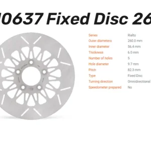 Moto-Master Bremsscheibe Rialto hinten passend für Harley Davidson XL 883 / 1200 - 110637 Must-Have