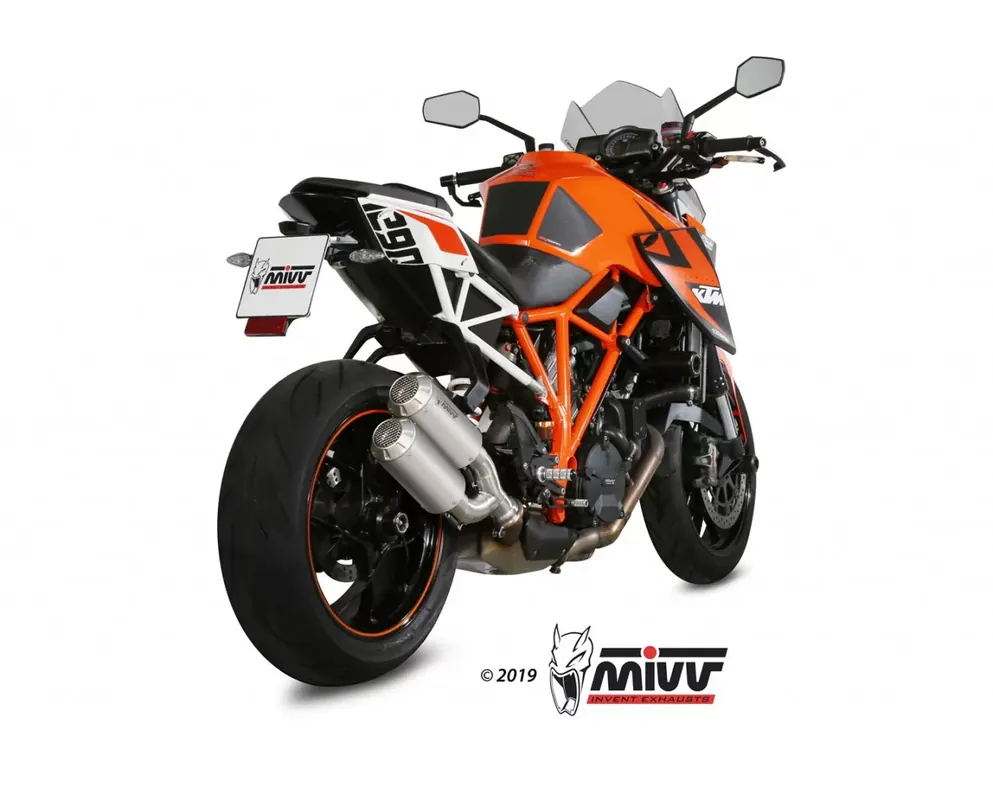 MIVV MK3 Edelstahl Endschalldämpfer passend für KTM 1290 SUPERDUKE (2014–2019) Bestpreis