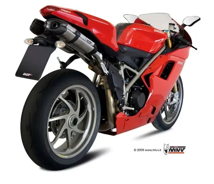 Schneller Versand MIVV Suono Titan Underseat Endschalldämpfer passend für Ducati 848 1098 1198