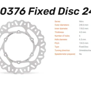 Moto-Master Bremsscheibe Nitro hinten passend für Suzuki RM 125 / 250 - 110376 Kracherpreis