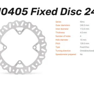 Bestseller Moto-Master Bremsscheibe Nitro hinten passend für Husqvarna / SWM - 110405