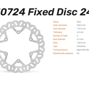 Direkt Vom Hersteller Moto-Master Bremsscheibe Nitro hinten passend für Fantic / Yamaha - 110724