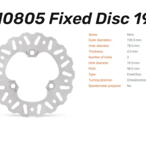 Moto-Master Bremsscheibe Nitro hinten passend für Suzuki LT-R 450 - 110805 Online Kaufen