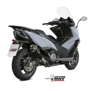Gratis Versand MIVV Delta Race Black Endschalldämpfer passend für KYMCO AK550 17-20