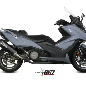 Direktkauf MIVV Speed Edge Edelstahl Schwarz passend für Kymco AK 550 17-20