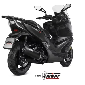 Sofort Bestellen MIVV MOVER Endschalldämpfer Edelstahl Schwarz passend für KYMCO XCITING 400i S (2019–2020)
