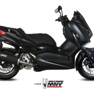Finale Aktion MIVV MOVER Endschalldämpfer Edelstahl Schwarz passend für YAMAHA X-MAX 300 2017–2020