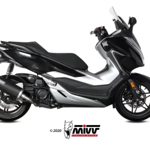MIVV MOVER Edelstahl Schwarz mit Kat passend für Honda Forza 300 (2018–2020) Saisonangebot