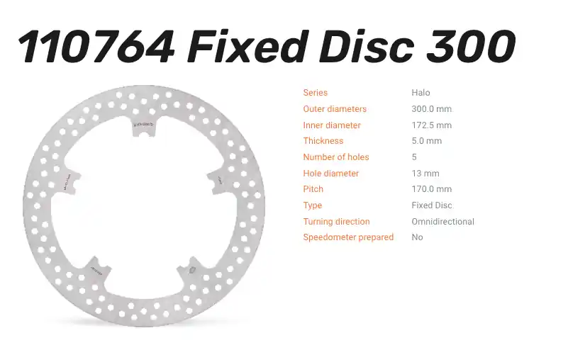 Günstig Moto-Master Bremsscheibe Halo vorne passend für Harley Davidson - 110764