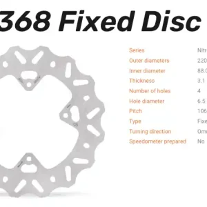 Moto-Master Bremsscheibe Nitro vorne passend für Honda - 110368 Preisreduziert