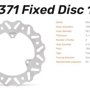 Neue Ware Moto-Master Bremsscheibe Nitro vorne passend für GasGas / Huqvarna / KTM - 110371