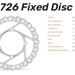 Moto-Master Bremsscheibe Nitro vorne passend für Suzuki - 110726 Echt