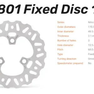 Moto-Master Bremsscheibe Nitro vorne passend für Kawasaki / Suzuki - 110801 Neu Im Sortiment