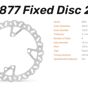 Garantierte Lieferung Moto-Master Bremsscheibe Nitro vorne passend für Sherco - 110877