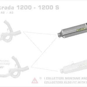 Direktkauf Arrow Race-Tech Aluminium Dark Endschalldämpfer passend für Ducati Diavel / Monster / Multistrada