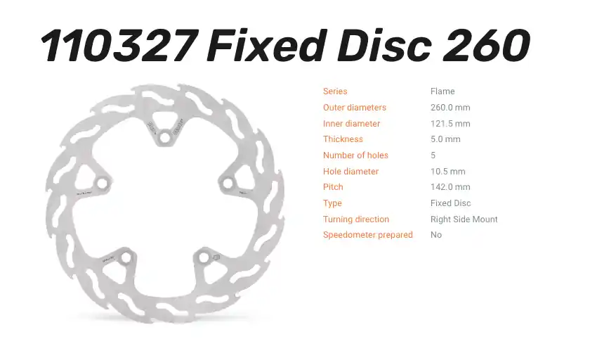 Moto-Master Bremsscheibe Flame vorne passend für Suzuki - 110327 Echt