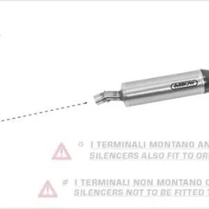 Arrow Maxi Race-Tech Aluminium Endschalldämpfer schwarz passend für BMW F 800 R (2009–2016) Nur Für Kurze Zeit